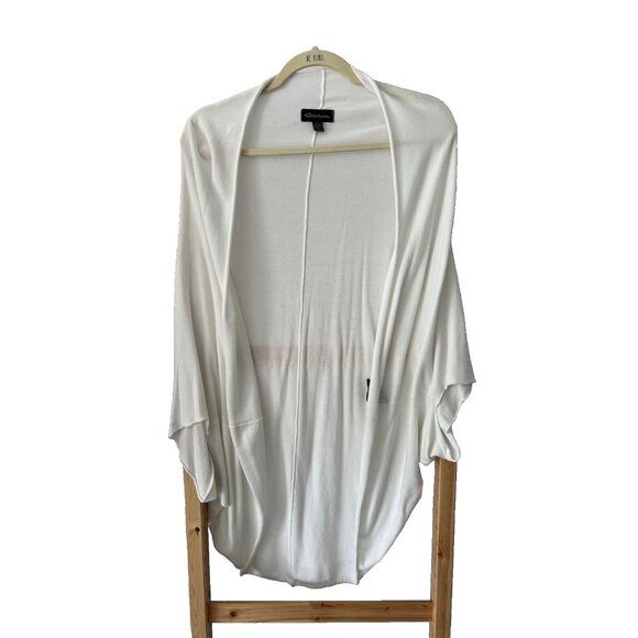 Seductions Knit Oversize Cardigan Off White One Size - Picture 1 of 3